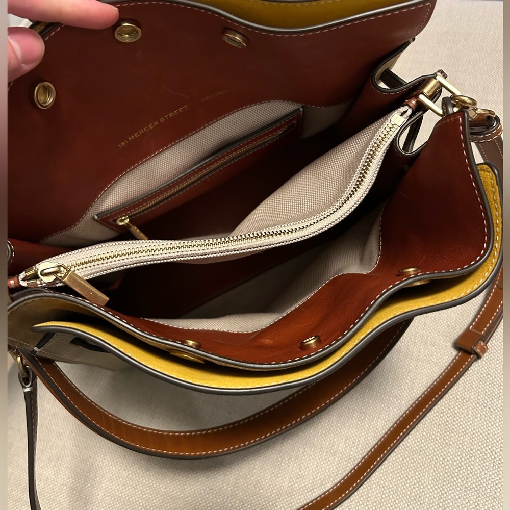 Tory Burch *Limited SoHo Edition* Lee Radziwill Pebbled Double Bag - Picture 7 of 14